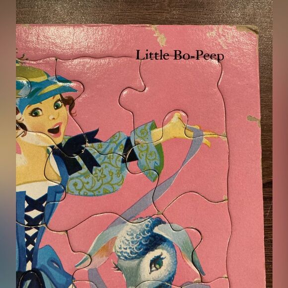 1957 SIFO Co Grosset & Dunlap Little Bo-Peep Puzzle - RARE - VINTAGE - Picture 2 of 6